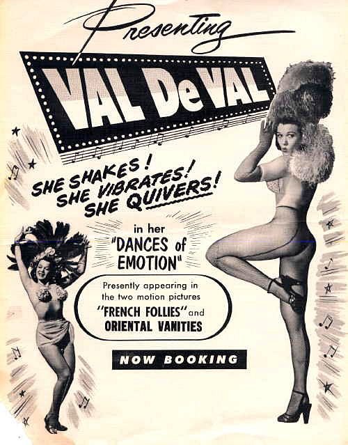 Flyer for Val de Val show