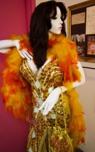 Blaze Starr's dress on display at The Burlesque Hall of Fame