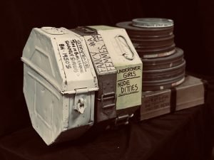Film cans from BHoF's collection