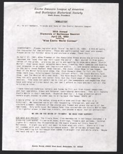 EDL Newsletter 1992