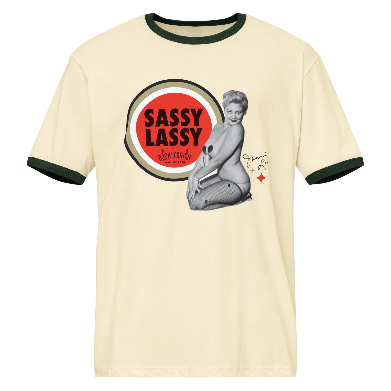 Jennie Lee "Sassy Lassy" classic ringer t-shirt - Image 2