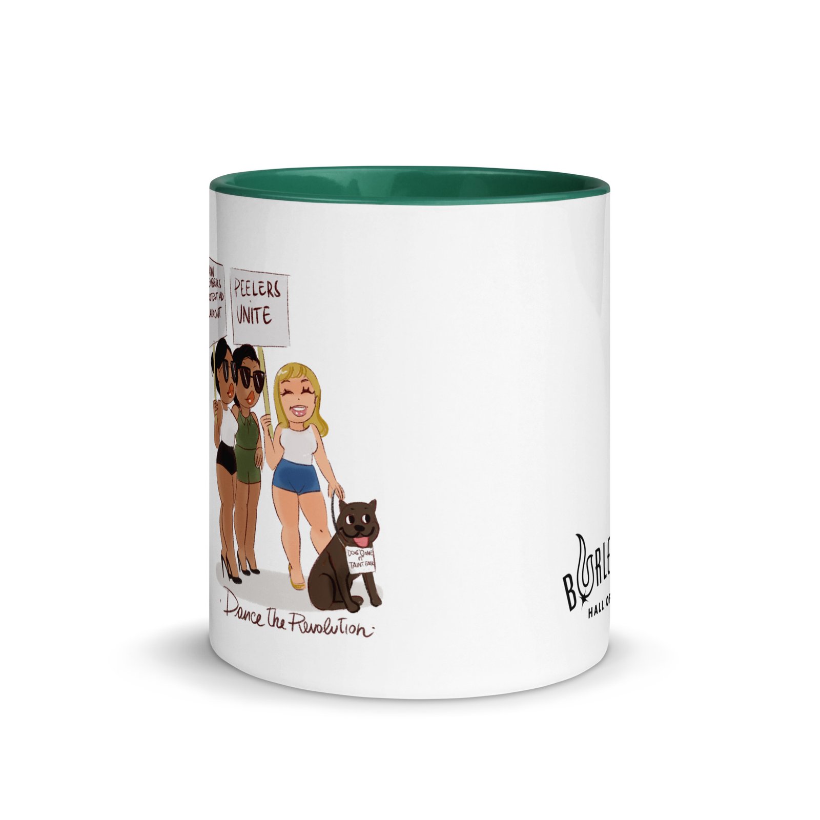 "Dance the Revolution" Mug with Color Inside - Image 6