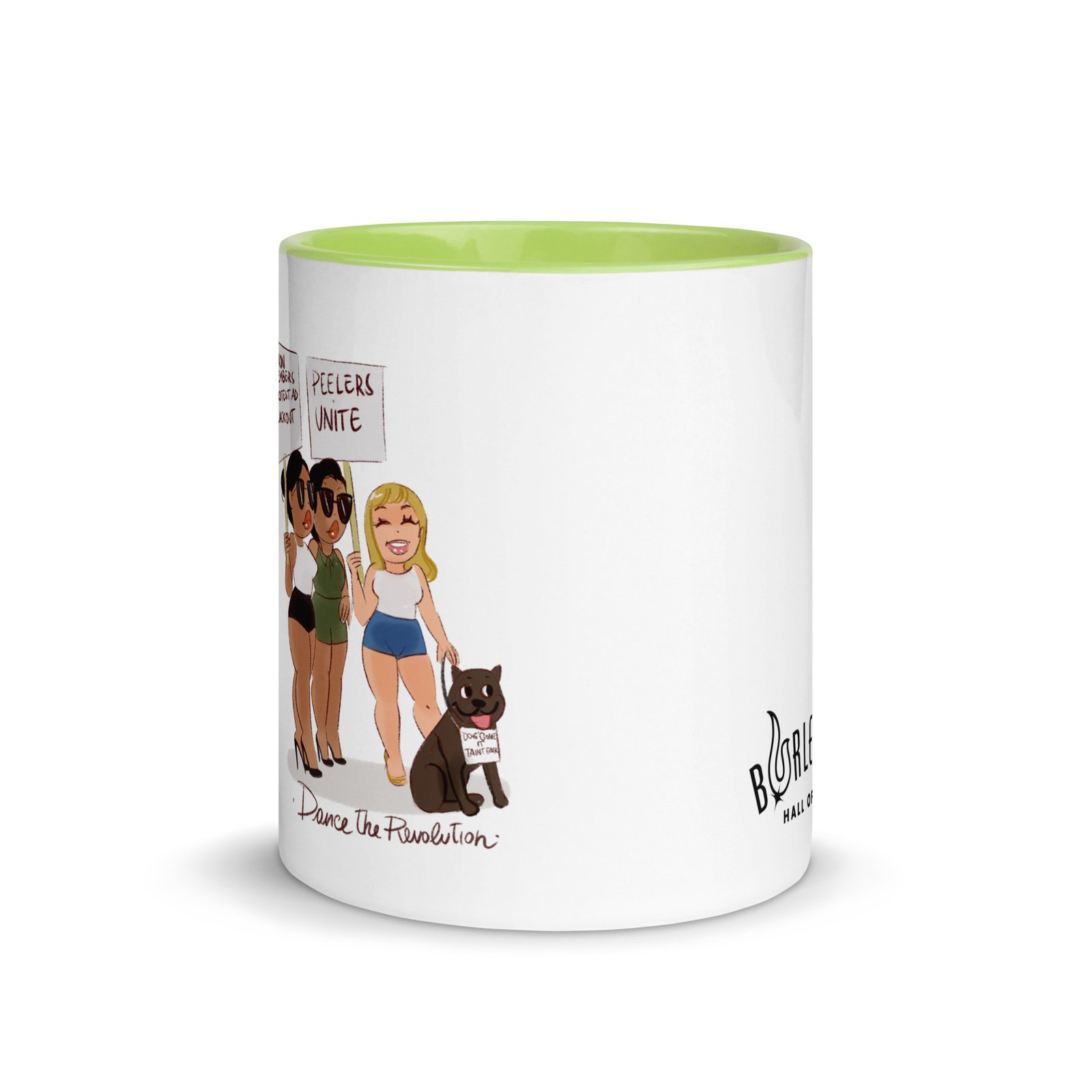 "Dance the Revolution" Mug with Color Inside - Image 15