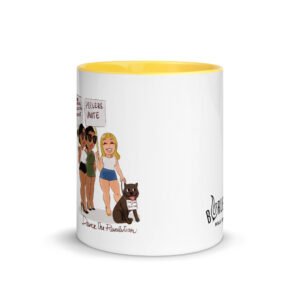 "Dance the Revolution" Mug with Color Inside
