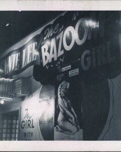 Jennie Lee marquee - Calumet City 1954 - Folies Bergere Club